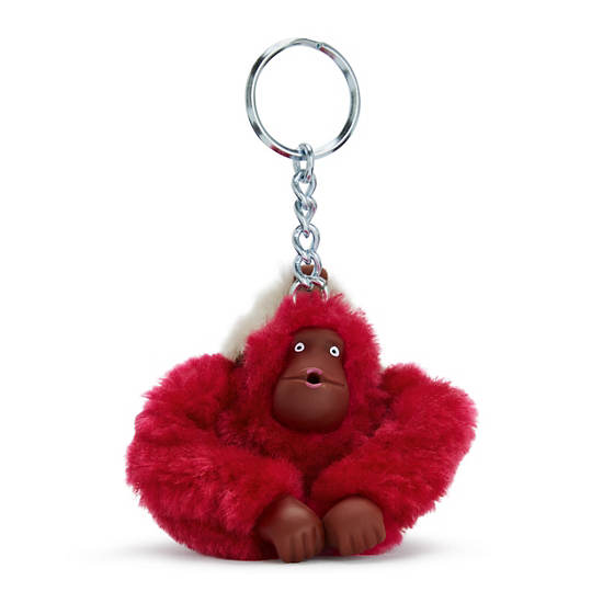 Akcesoria Kipling Mom And Baby Sven Monkey Keychain Czerwone | PL 1264IL